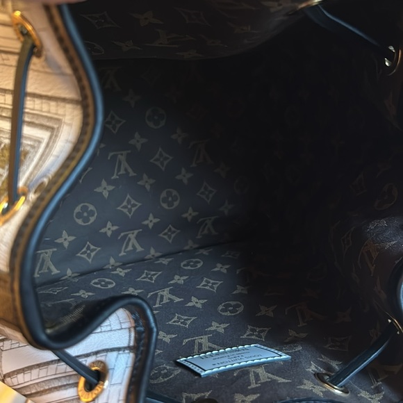 Authentic Nordstrom bought Louis Vuitton Fornasetti bucket bag never used - Picture 8 of 10